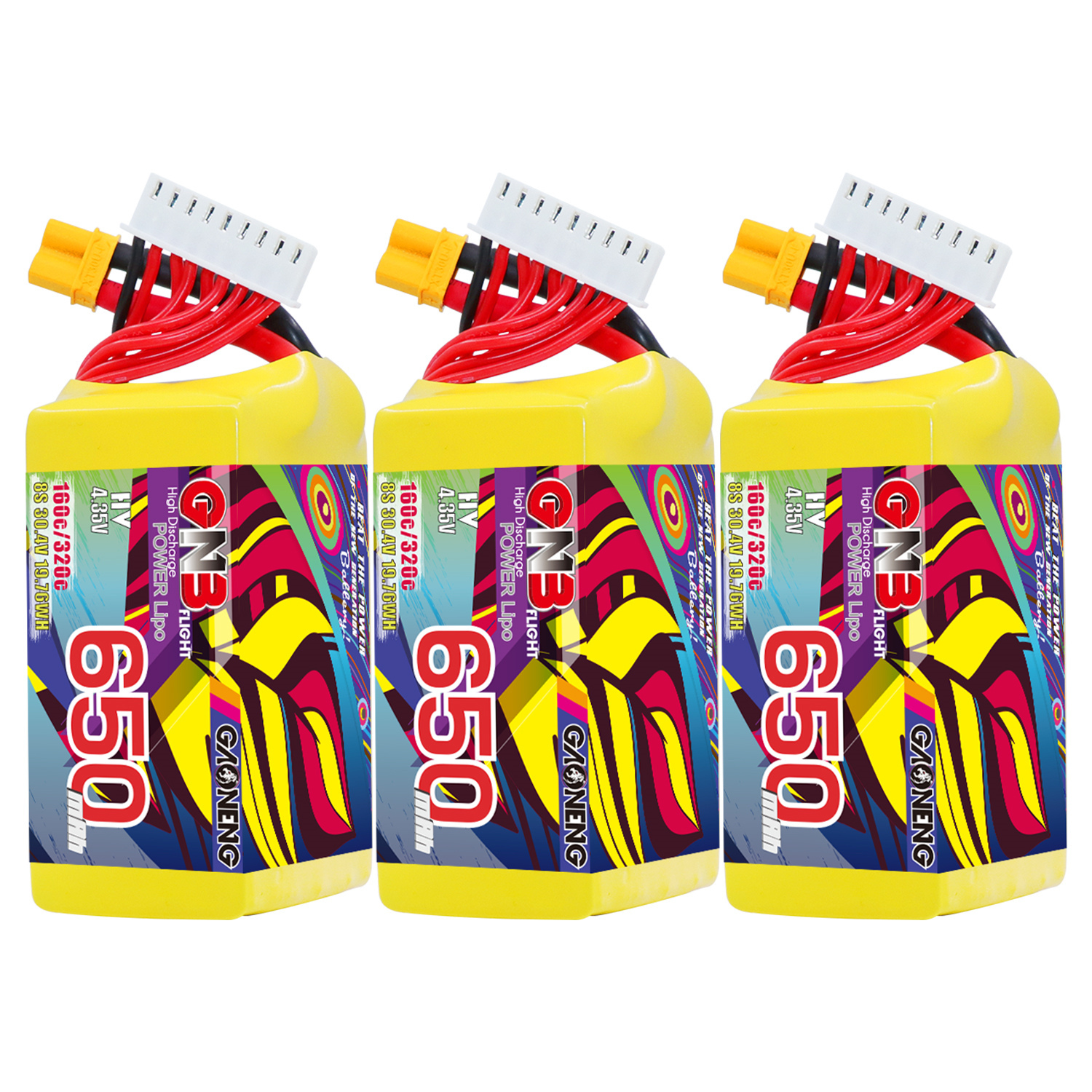 GAONENG GNB LiHV 8S 30.4V 650mAh 160C XT60 LiPo Battery