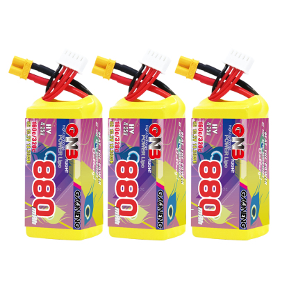 GAONENG GNB LiHV 4S 15.2V 880mAh 160C XT30 LiPo Battery