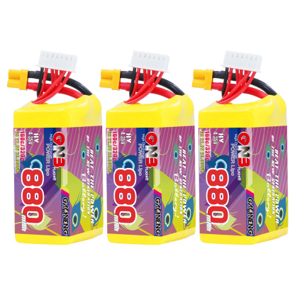 GAONENG GNB LiHV 6S 22.8V 880mAh 160C XT30 Connector LiPo Battery