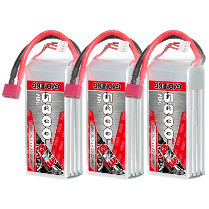 GAONENG GNB 2S 7.4V 5300mAh 70C LiPo Battery T-PLUG