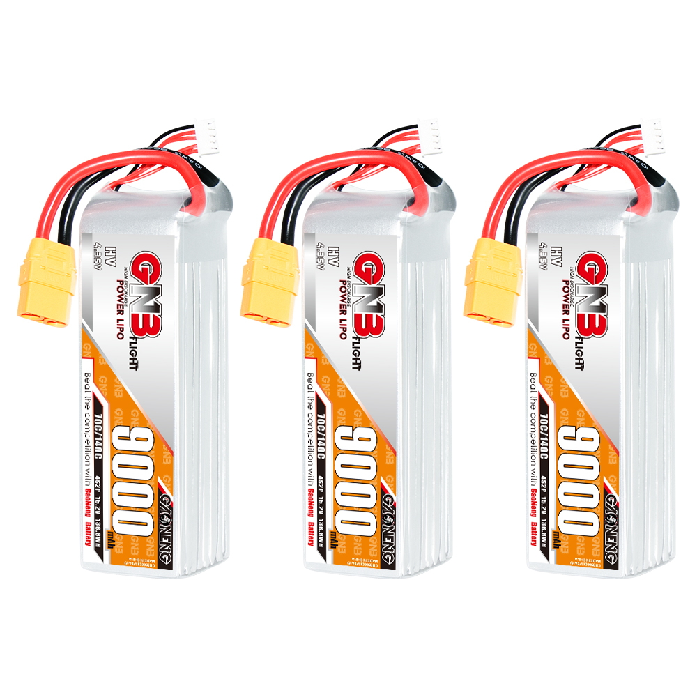 GAONENG GNB HV 4S 15.2V 9000mAh 70C XT90 LiPo Battery