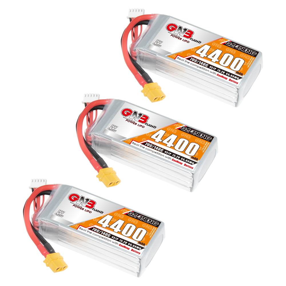 GAONENG GNB LiHV 4S 15.2V 4400mAh 70C LiPo Battery XT60