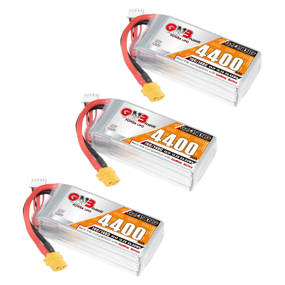 GAONENG GNB LiHV 4S 15.2V 4400mAh 70C LiPo Battery XT60