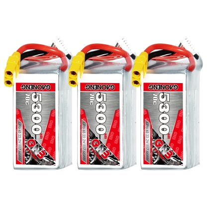 GAONENG GNB 6S 22.2V 5300mAh 70C LiPo Battery XT90