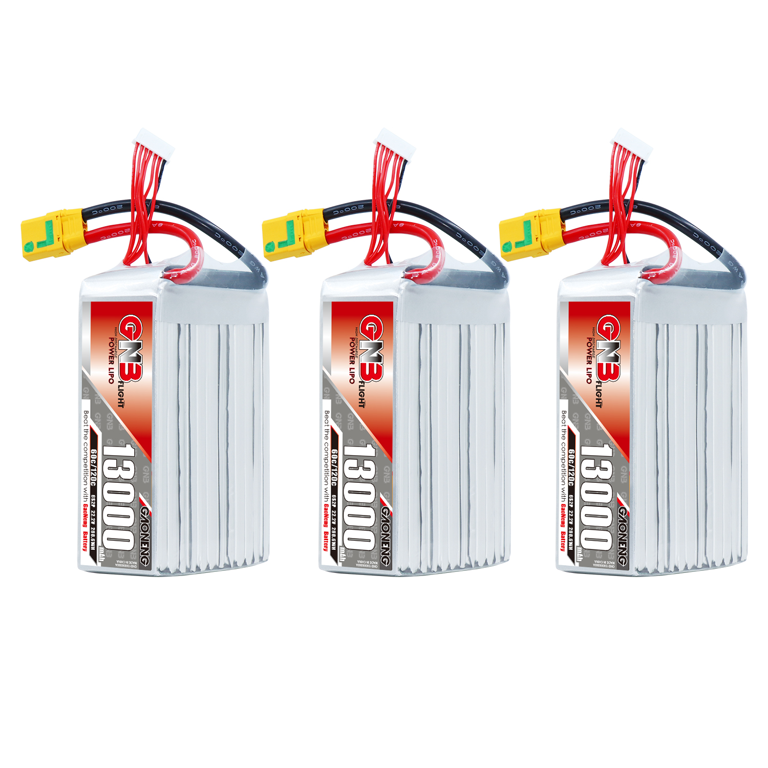 GAONENG GNB 6S 22.2V 13000mAh 60C RC LiPo Battery XT90S Anti Spark