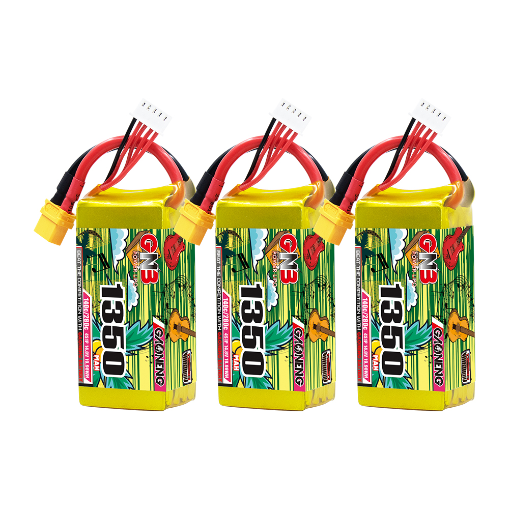 GAONENG GNB 4S 14.8V 1350mAh 140C XT60 LiPo Battery