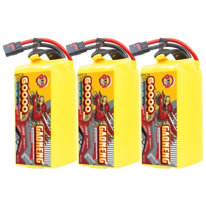 GAONENG GNB 60000mah 6S 22.2V 5C QS8 Semi Solid State Li-ion Battery 310WH/kg
