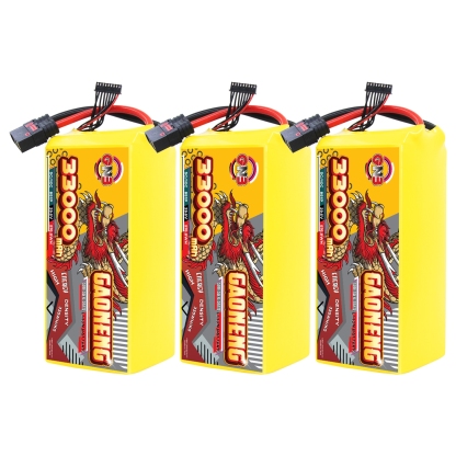 GAONENG GNB 33000mah 8S 29.6V 5C QS8 Semi Solid State Li-ion Battery 335WH/kg