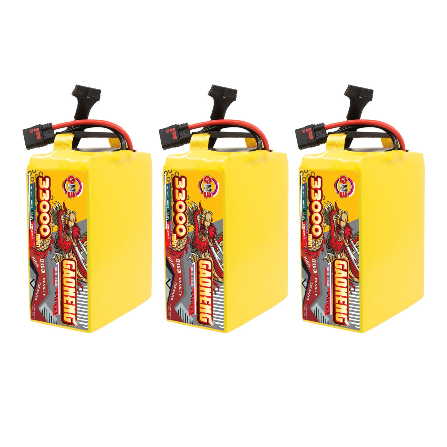 GAONENG GNB 33000mah 18S 66.6V 5C QS8 Semi Solid State Li-ion Battery 335WH/kg