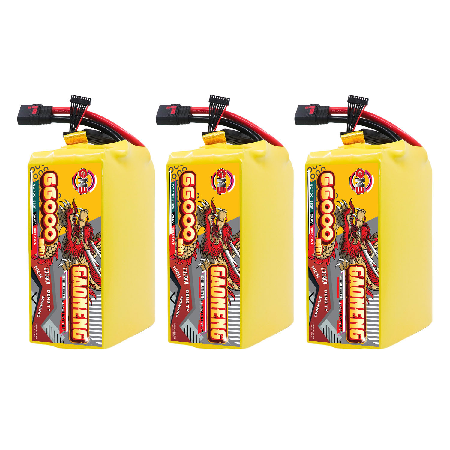 GAONENG GNB 66000mah 8S 29.6V 5C QS8 Semi Solid State Li-ion Battery 335WH/kg