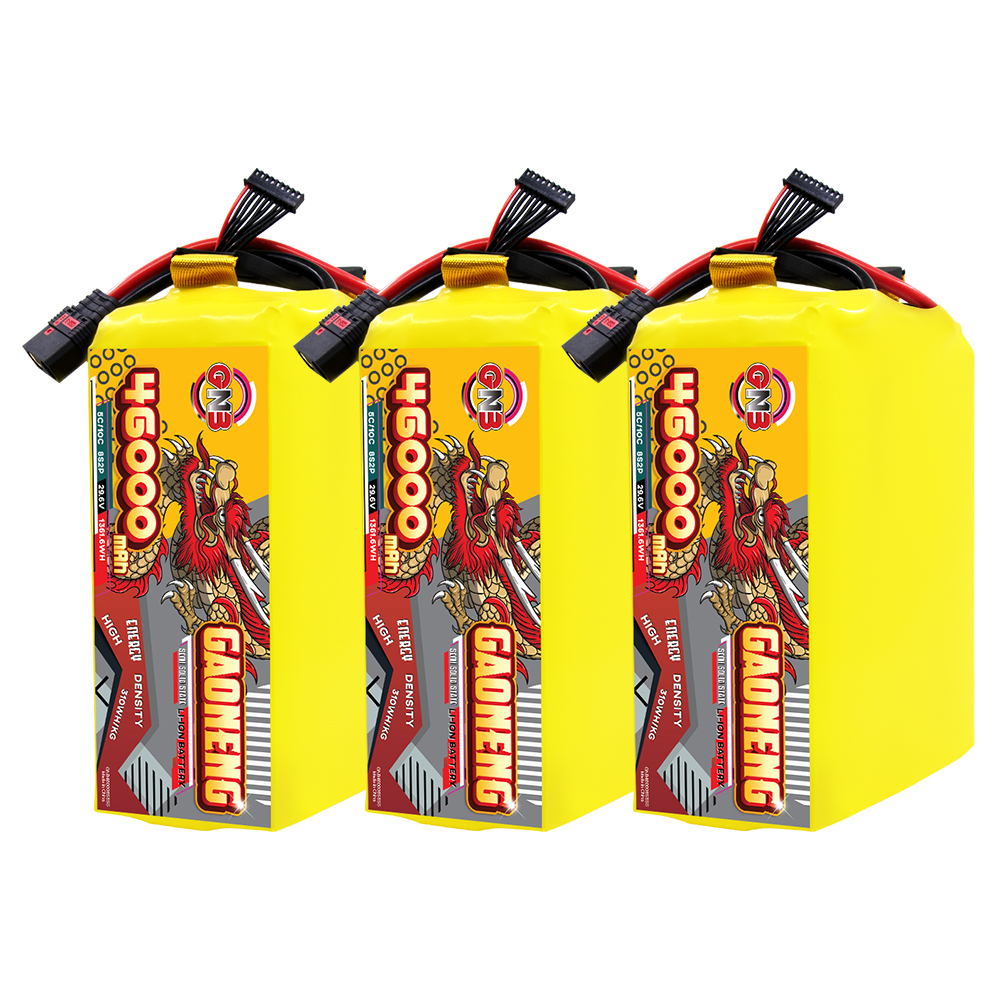 GAONENG GNB 46000mah8S 29.6V 5C QS8 Semi Solid State Li-ion Battery 310WH/kg