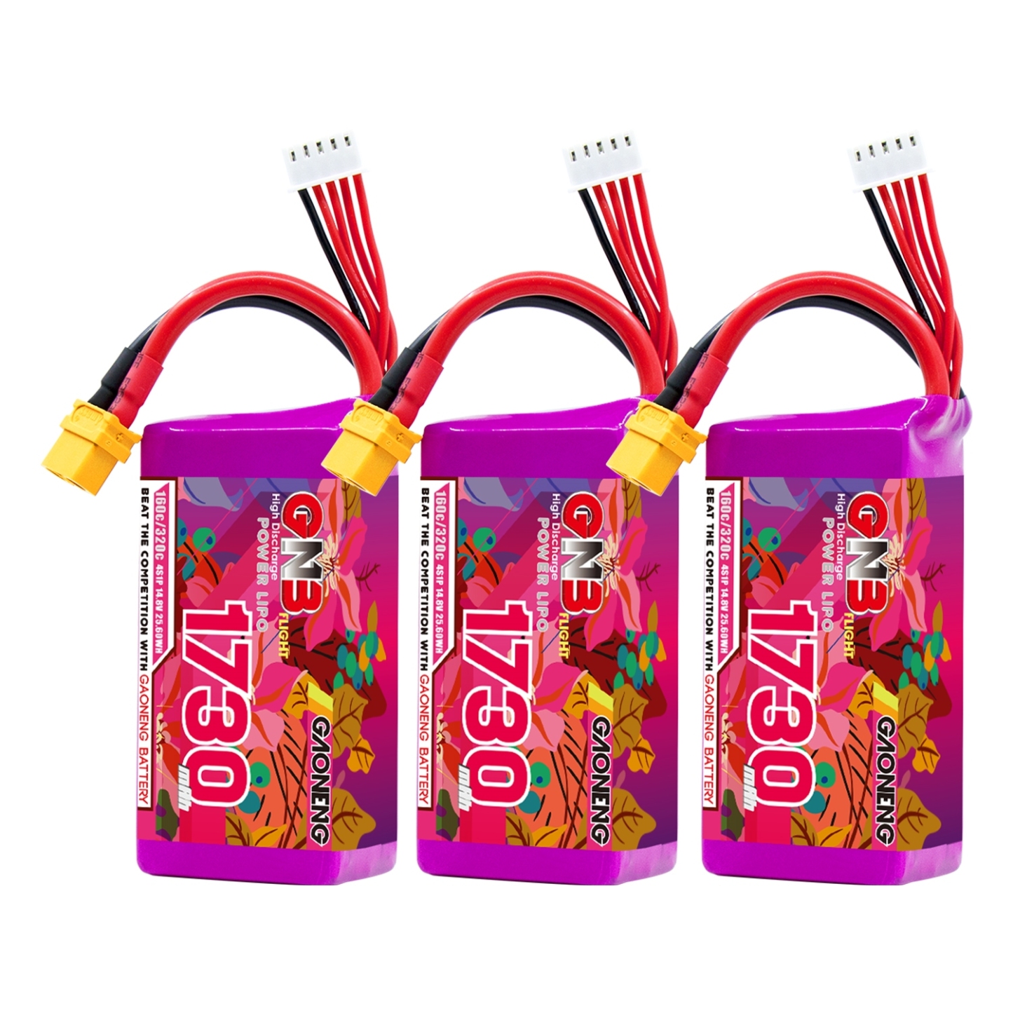 GAONENG GNB 4S 14.8V 1730mAh 160C XT60 LiPo Battery