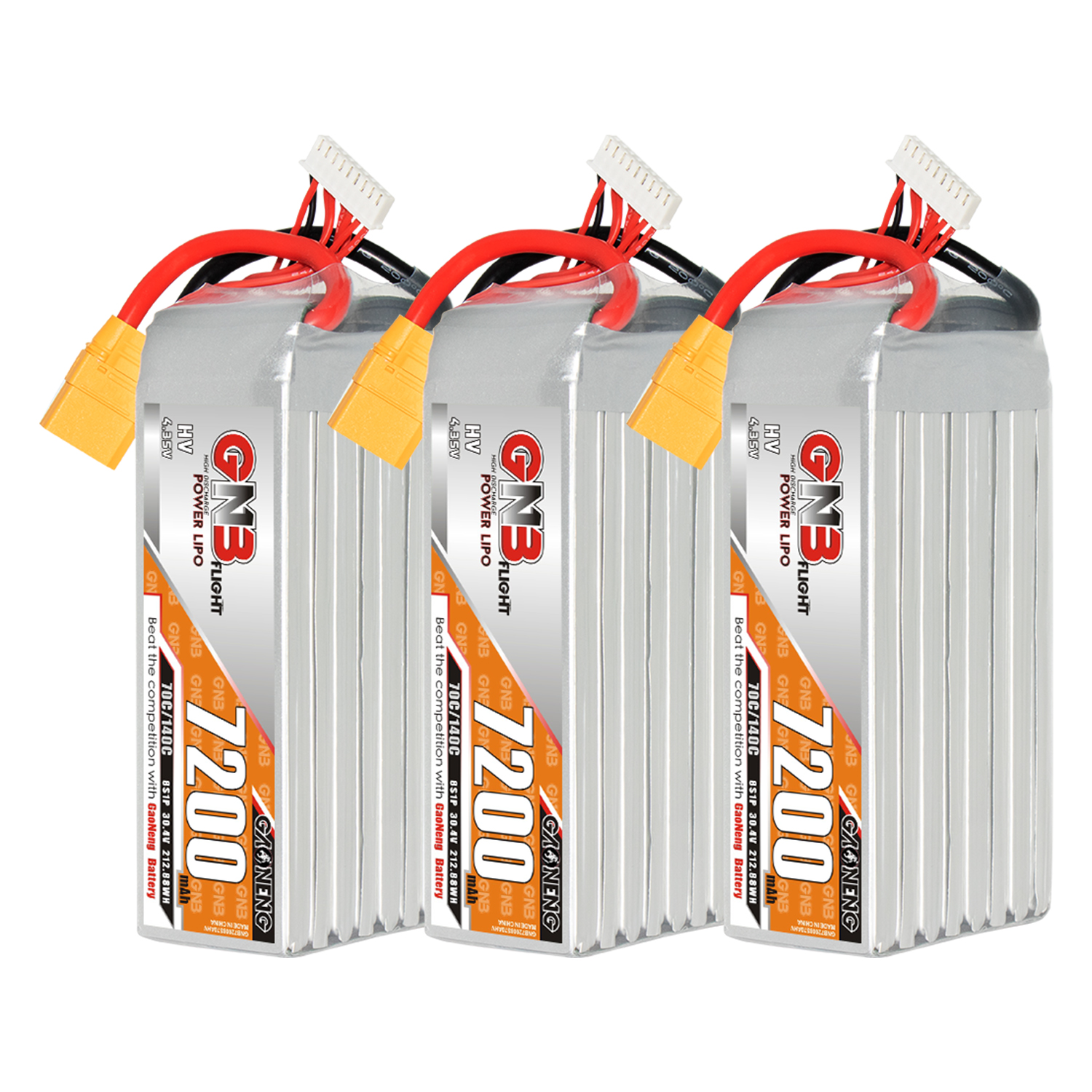 GAONENG GNB HV 8S 30.4V 7200mAh 70C LiPo Battery XT90