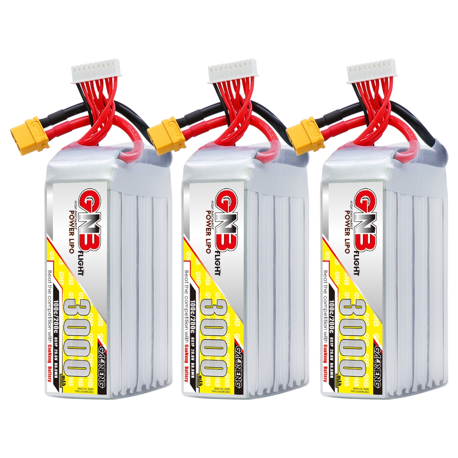 GAONENG GNB 8S 29.6V 3000mAh 100C LiPo Battery XT60