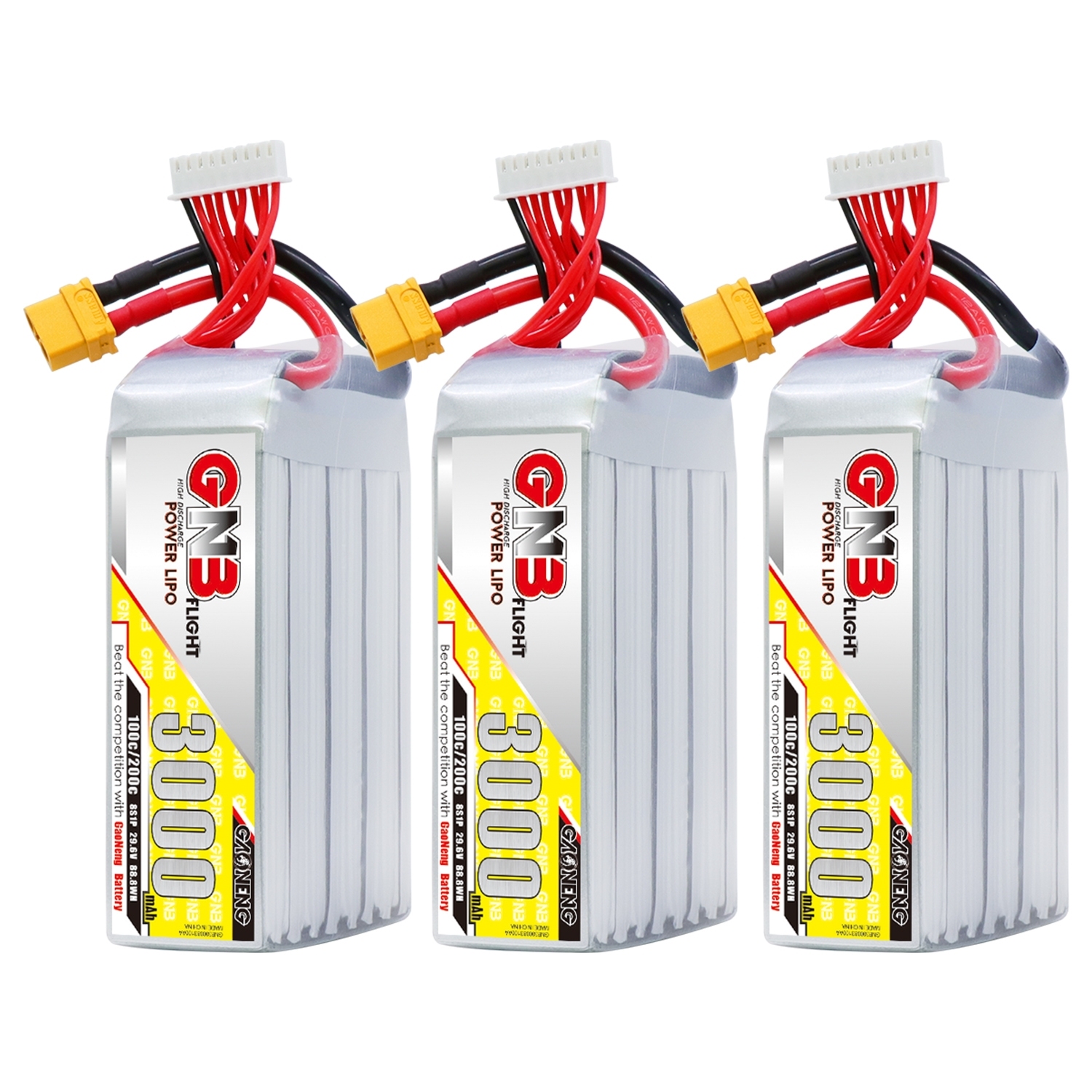 GAONENG GNB 8S 29.6V 3000mAh 100C LiPo Battery XT60