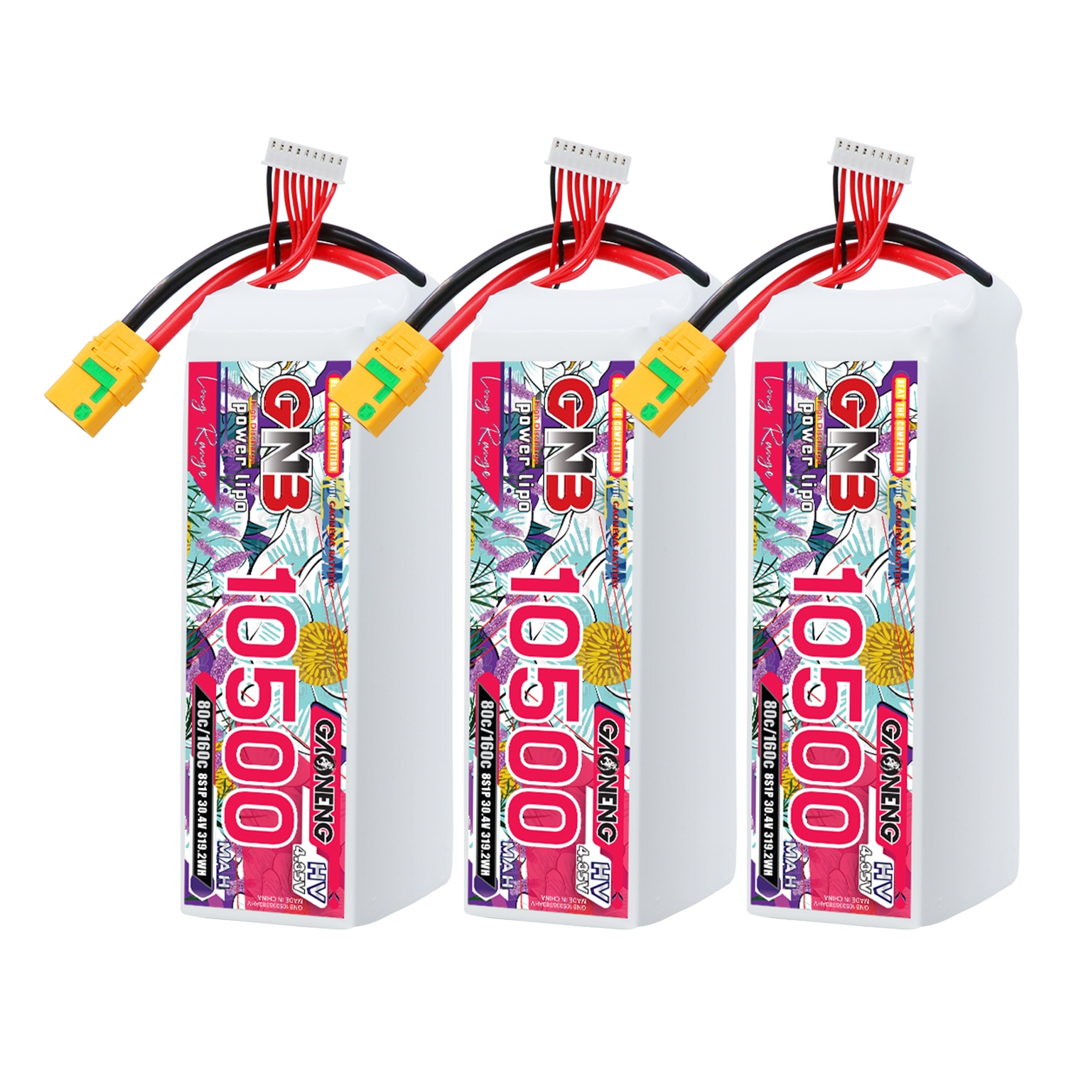GAONENG GNB 8S1P 30.4V 10500mah 80C LiPo Battery XT90S