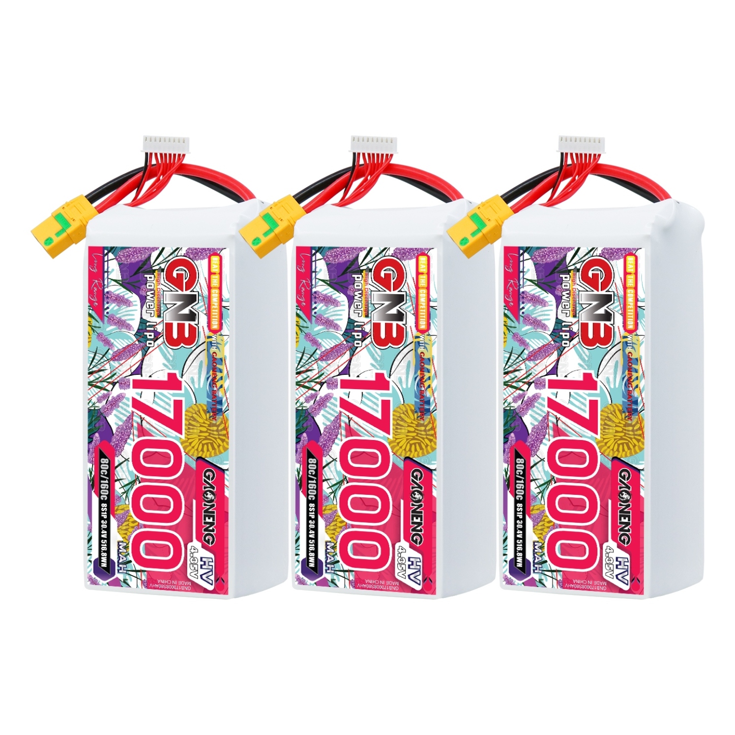 GAONENG GNB 8S1P 30.4V HV 17000mAh 80C LiPo Battery XT90S