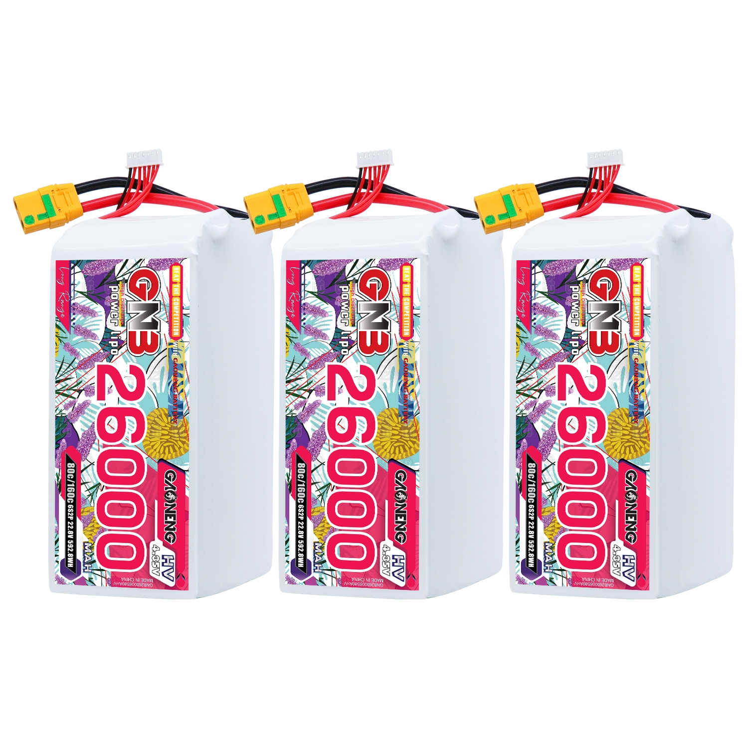 GAONENG GNB 6S 22.8V HV 26000mAh 80C RC LiPo Battery XT90S