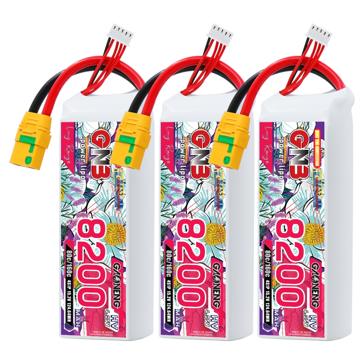 GAONENG GNB HV 4S 15.2V 8200mAh 80C XT90S LiPo Battery