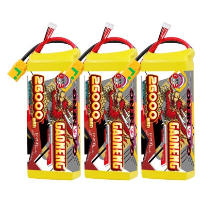 GAONENG GNB 26000mah 4S 14.8V 5C XT90S Semi Solid State Li-ion Battery 350WH/kg