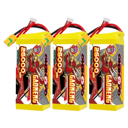 GAONENG GNB 26000mah 6S 22.2V 5C XT90S Semi Solid State Li-ion Battery 350WH/kg