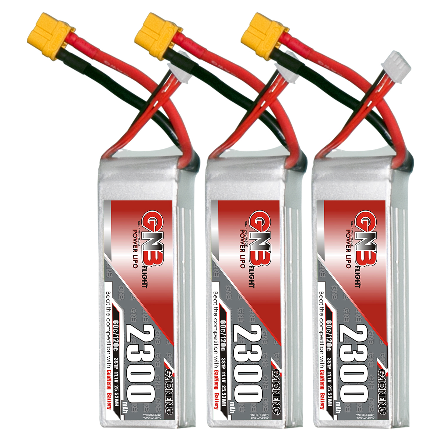 GAONENG GNB 3S 11.1V 2300mAh 60C XT60 LiPo Battery