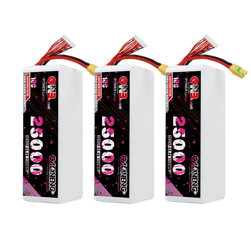 GAONENG GNB 12S 44.4V 25000mah 10C XT90S Li-ion Battery 