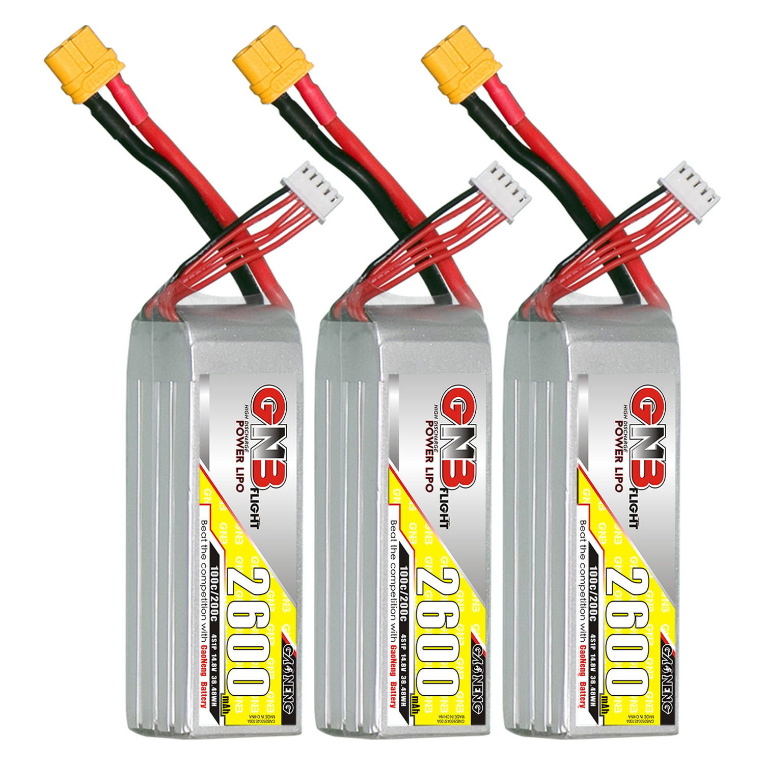GAONENG GNB 4S 14.8V 2600mAh 100C XT60 LiPo Battery