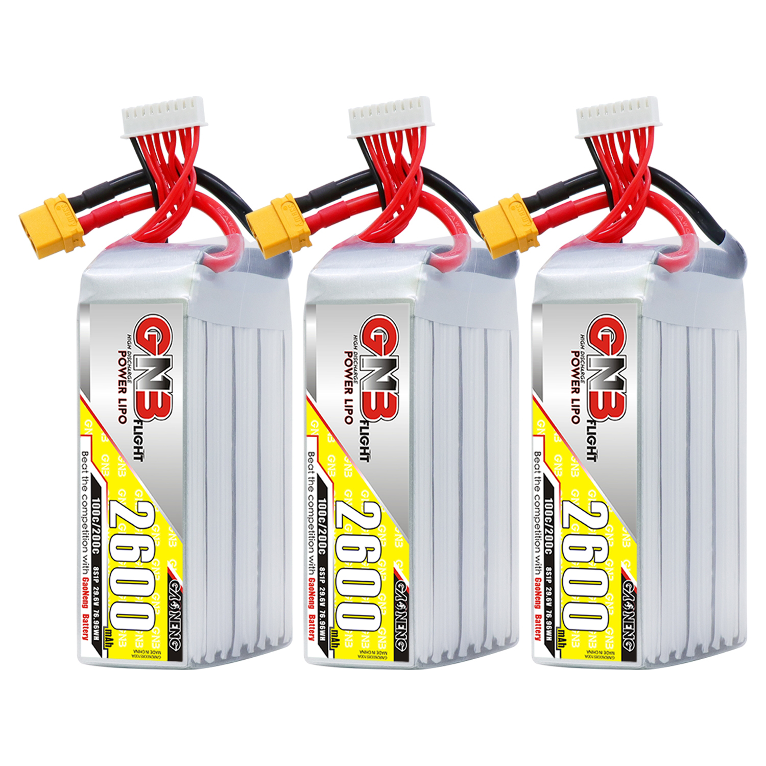 GAONENG GNB 8S 29.6V 2600mAh 100C LiPo Battery XT60