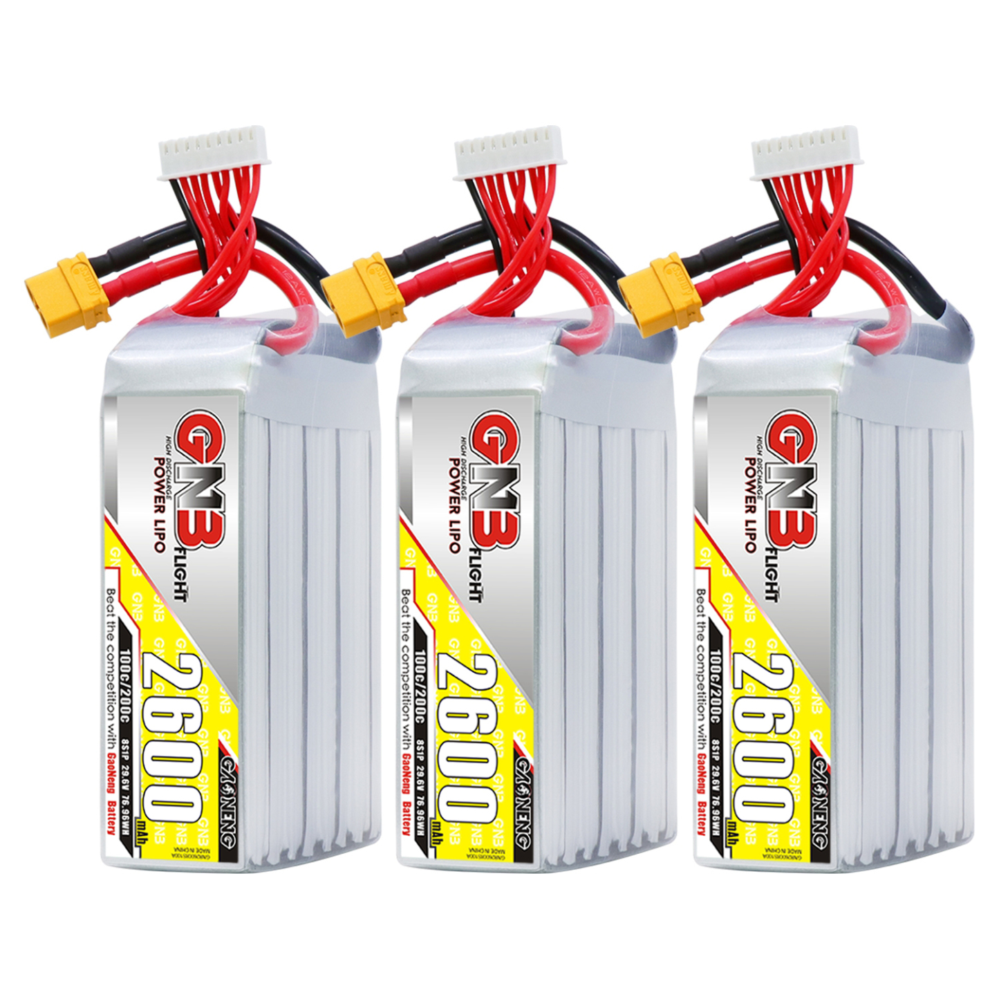 GAONENG GNB 8S 29.6V 2600mAh 100C LiPo Battery XT60