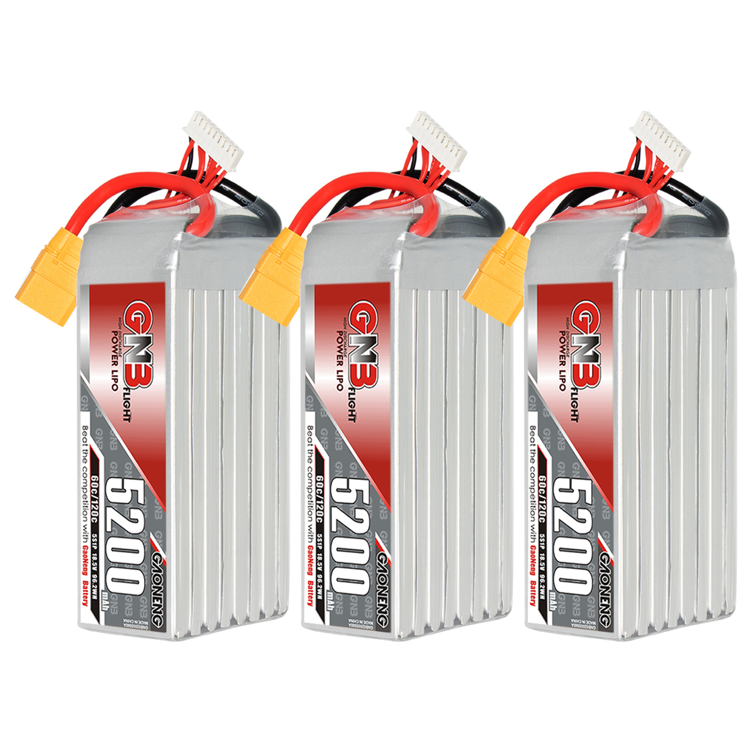GAONENG GNB 5S 18.5V 5200mAh 60C LiPo Battery XT90