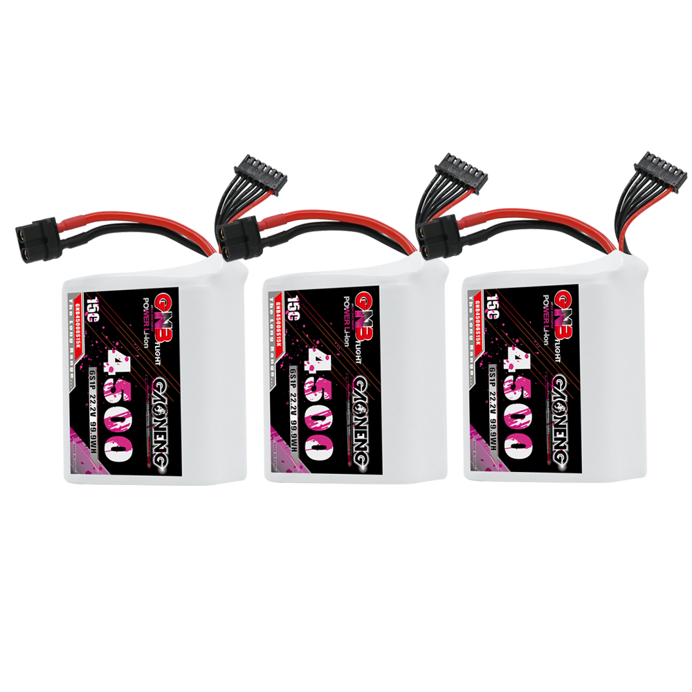 GAONENG GNB 6S 22.2V 4500mah 15C XT60 Li-ion Battery 
