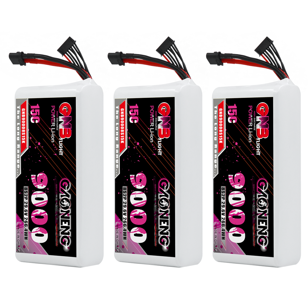 GAONENG GNB 8S2P 22.2V 9000mah 15C XT60 Li-ion Battery