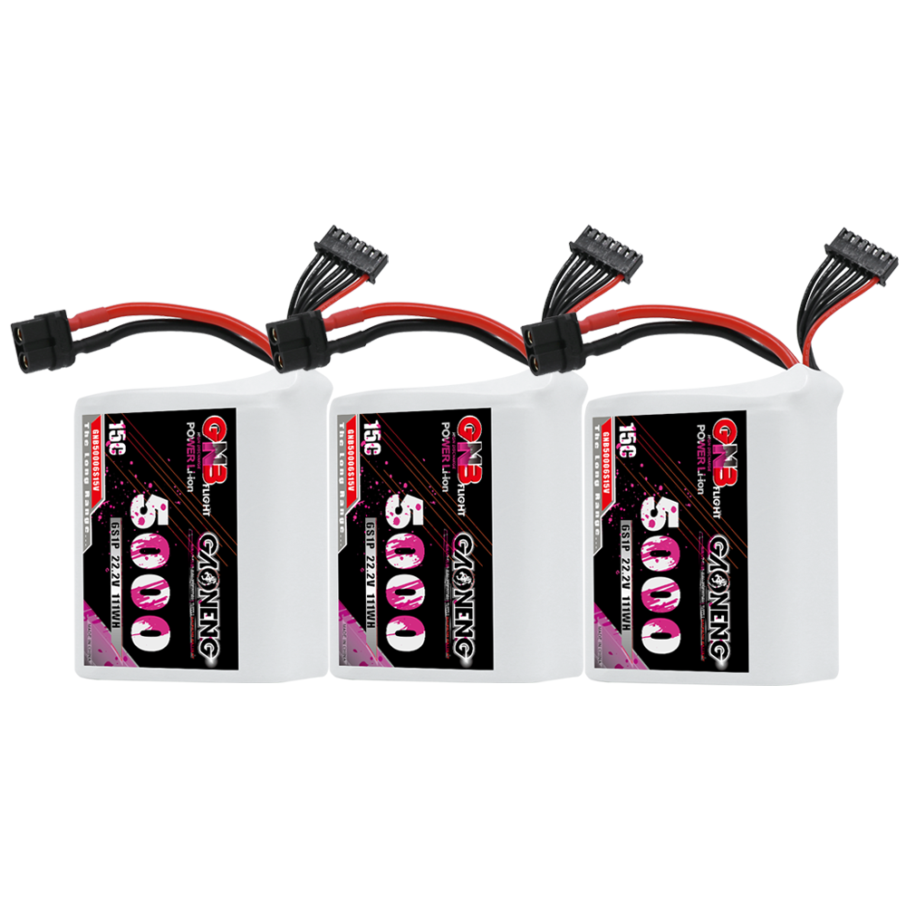 GAONENG GNB 6S1P 22.2V 5000mAh 15C XT60 Li-ion Battery 