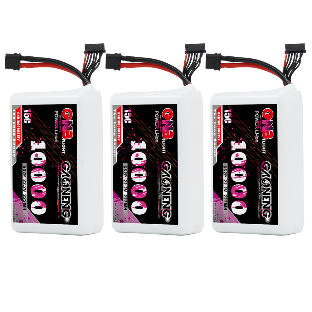 GAONENG GNB 6S2P 22.2V 10000mAh 15C XT60 Li-ion Battery
