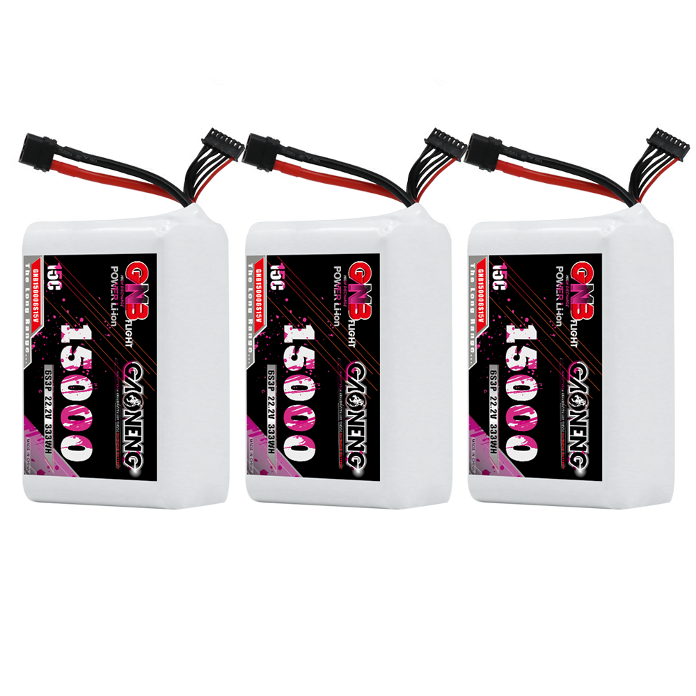 GAONENG GNB 6S3P 22.2V 15000mAh 15C XT60 Li-ion Battery 