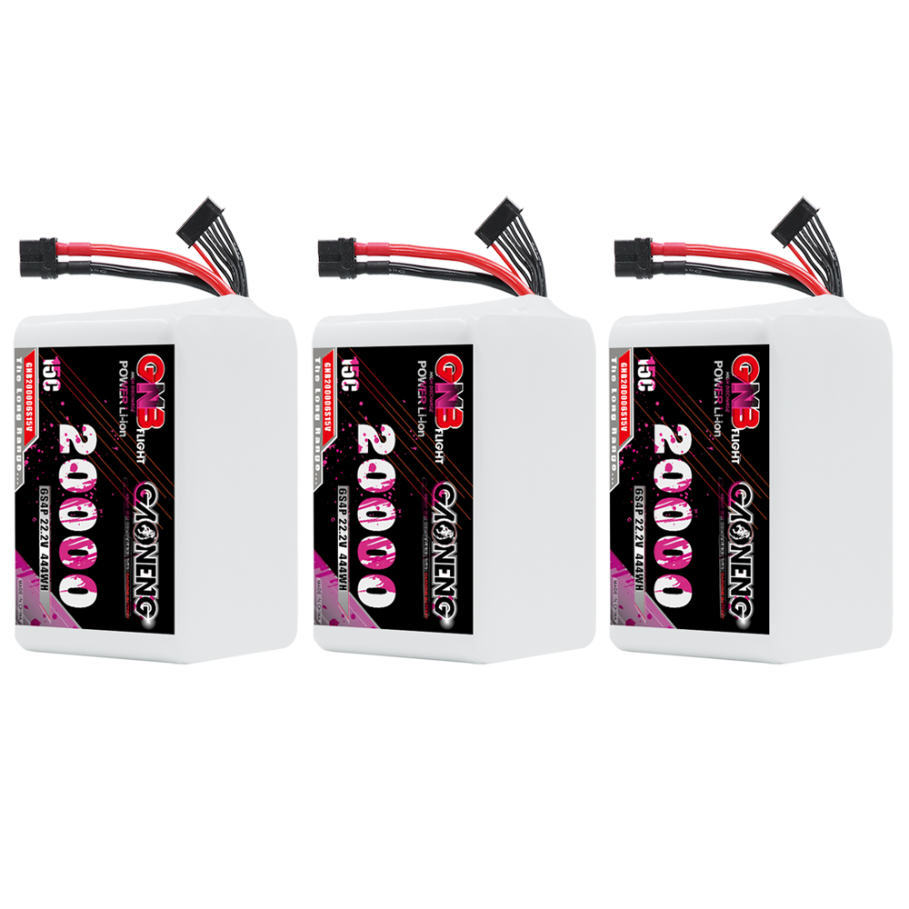 GAONENG GNB 6S4P 22.2V 20000mAh 15C XT60 Li-ion Battery 