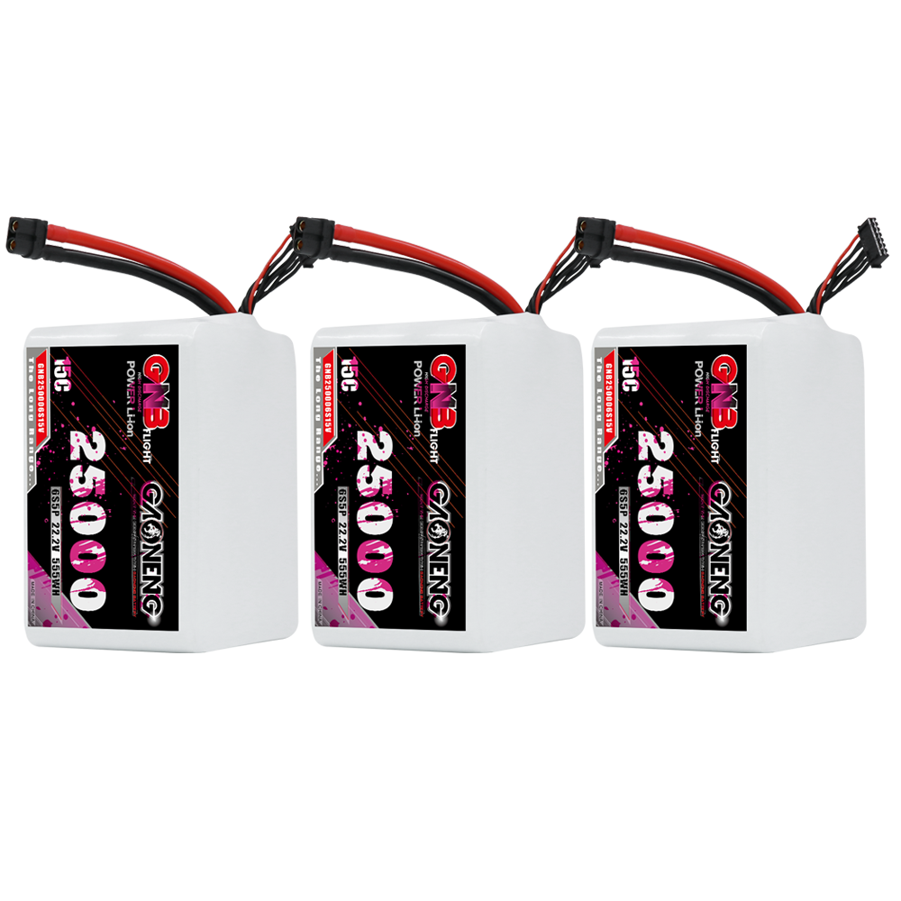 GAONENG GNB 6S5P 22.2V 25000mAh 15C XT60 Li-ion Battery 