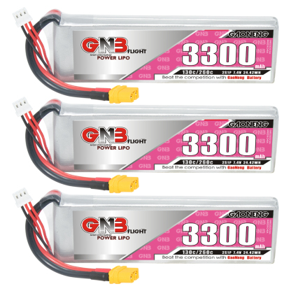 GAONENG GNB 2S 7.4V 3300mAh 130C LiPo Battery XT60