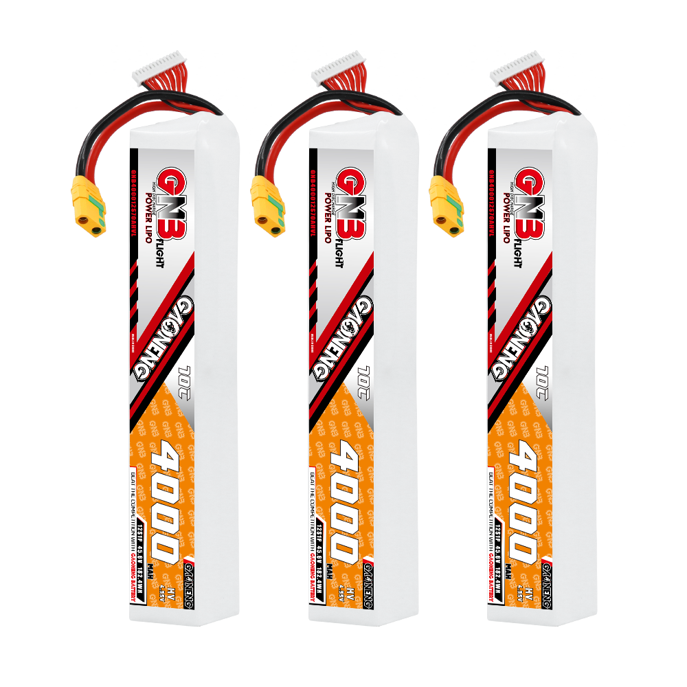 GAONENG GNB 12S 45.6V HV 4000mAh 70C LiPo Battery XT90S