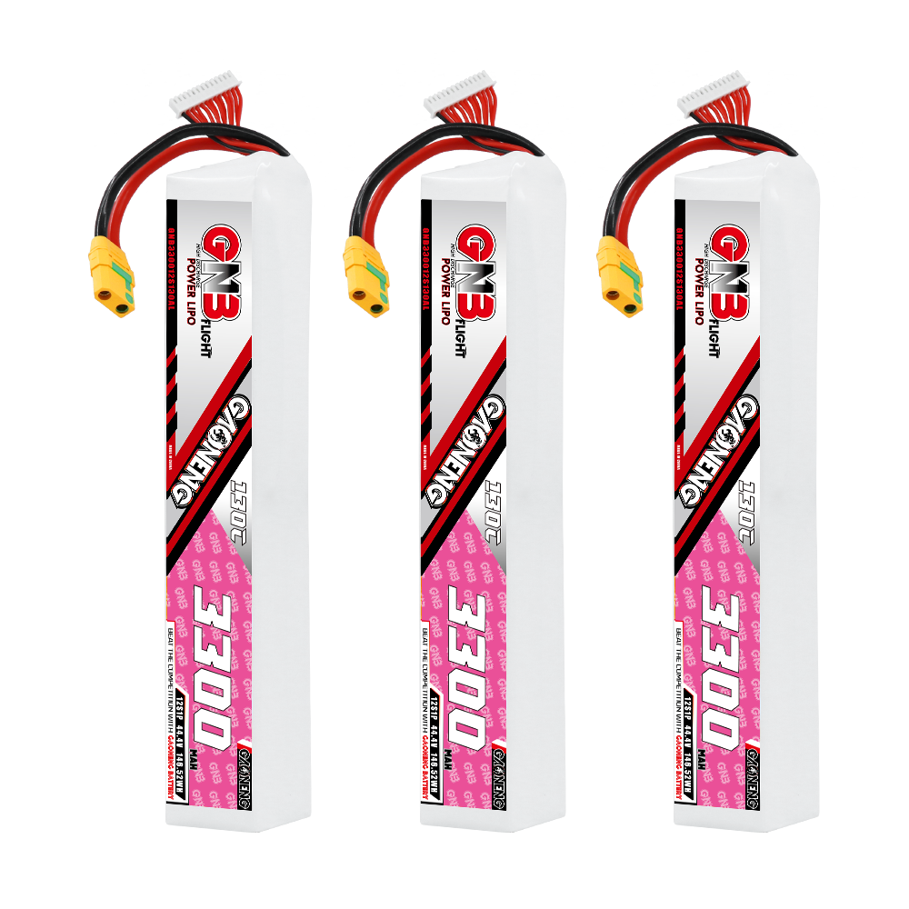 GAONENG GNB 12S 44.4V 3300mAh 130C RC LiPo Battery Drone Helicoper