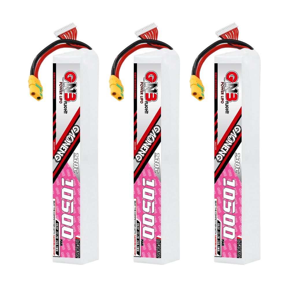 GAONENG GNB 6S 22.2V 10500mAh 130C RC LiPo Battery XT90S Anti Spark
