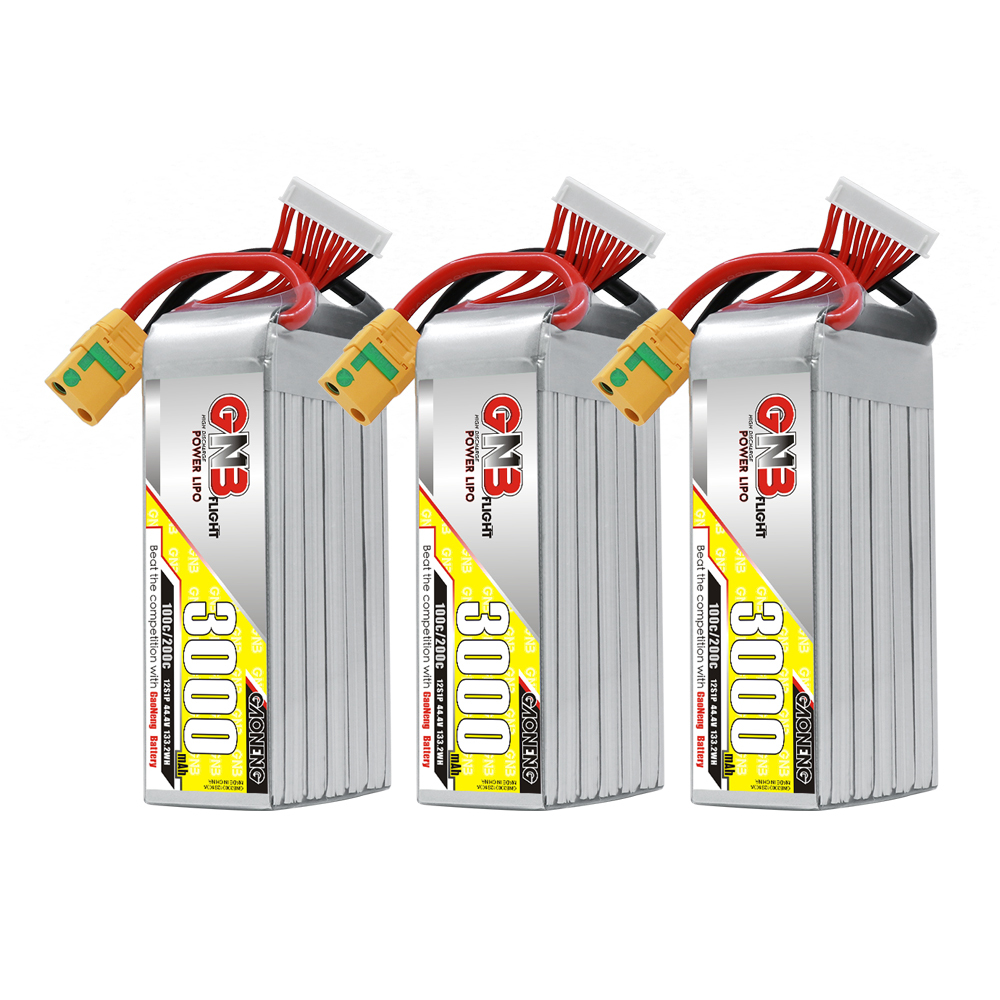 GAONENG GNB 12S 44.4V 3000mAh 100C LiPo Battery XT90S