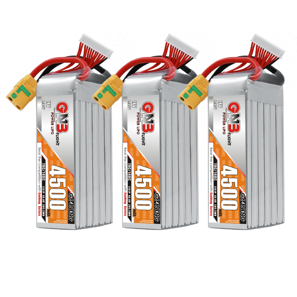 GAONENG GNB 12S1P 45.6V HV 4500mAh 70C LiPo Battery XT90S