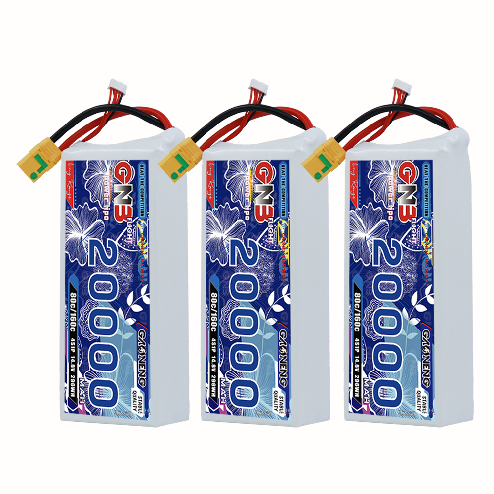 GAONENG GNB 4S1P 14.8V 20000mAh 80C RC LiPo Battery XT90S