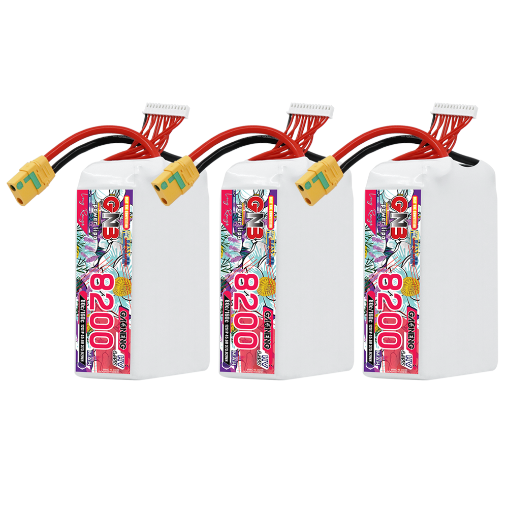 GAONENG GNB 12S1P 45.6V HV 8200mAh 80C LiPo Battery XT90S