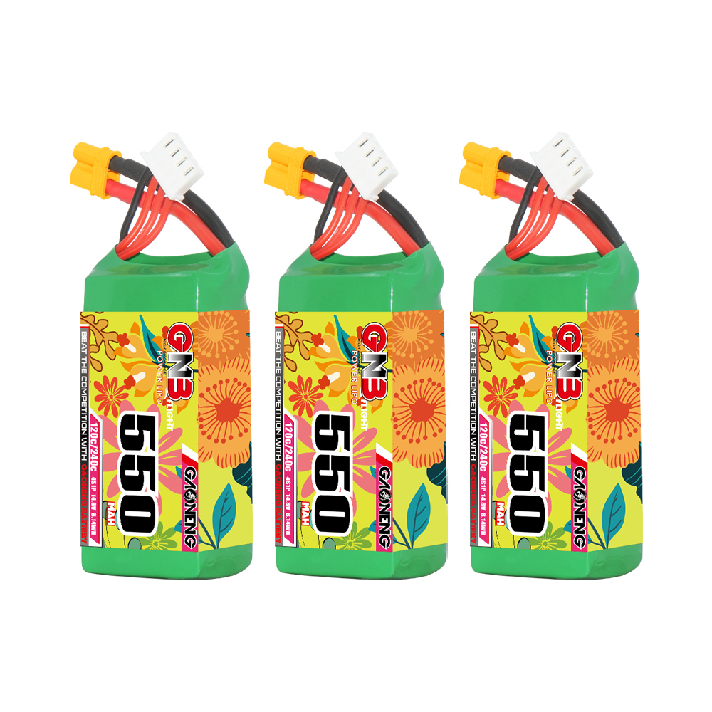 GAONENG GNB 4S 14.8V 550mAh 120C XT30 LiPo Battery