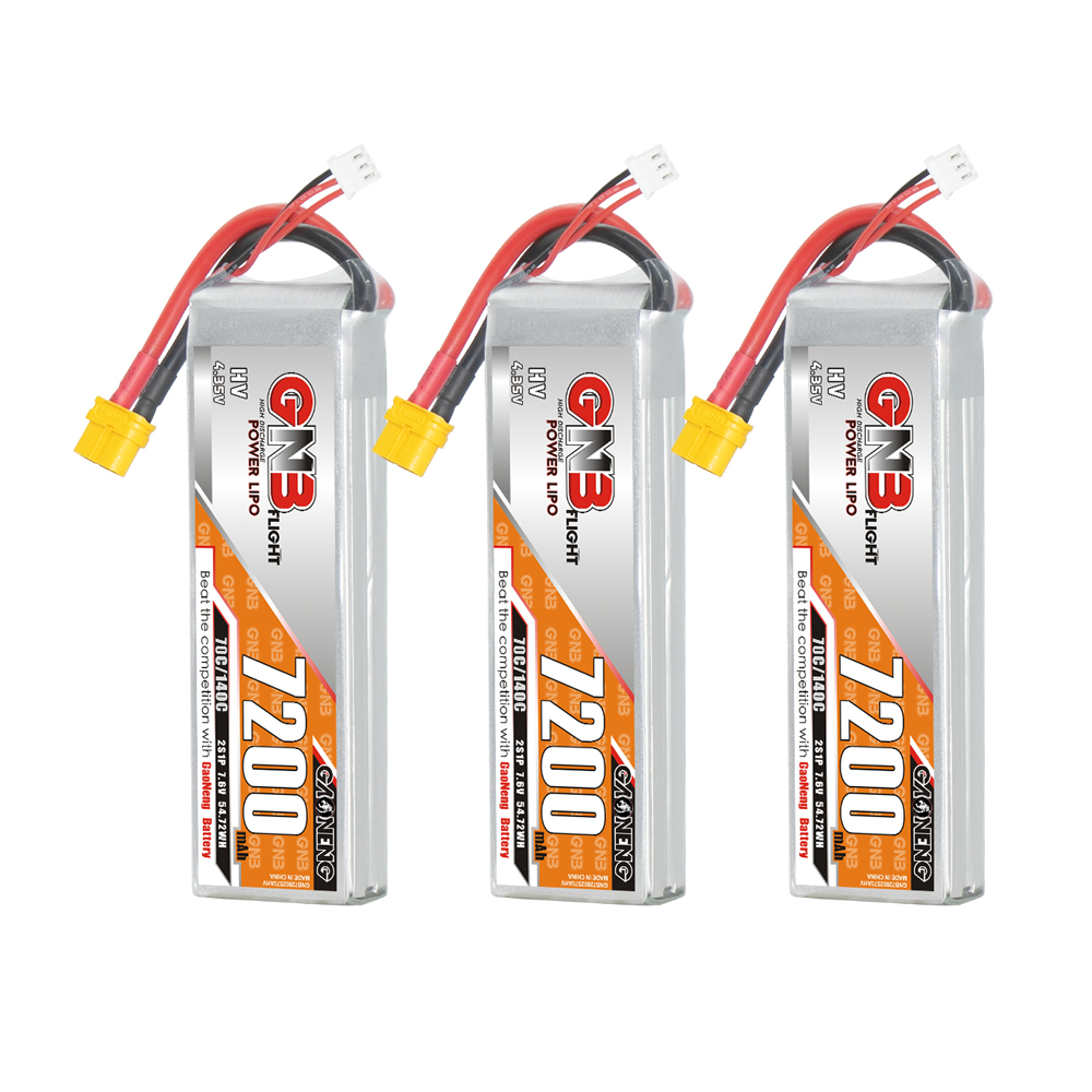 GAONENG GNB HV 2S 7.6V 7200mAh 70C LiPo Battery XT60