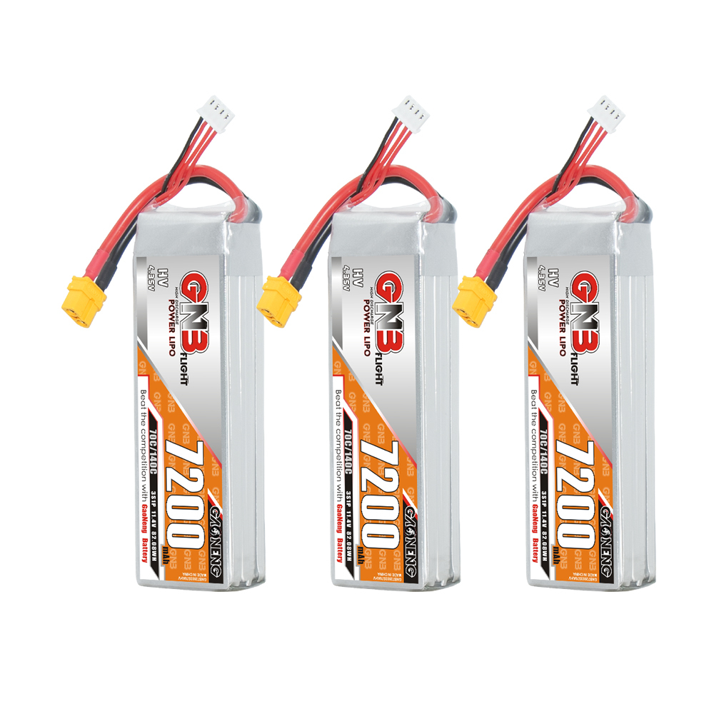GAONENG GNB HV 3S 11.4V 7200mAh 70C LiPo Battery XT60