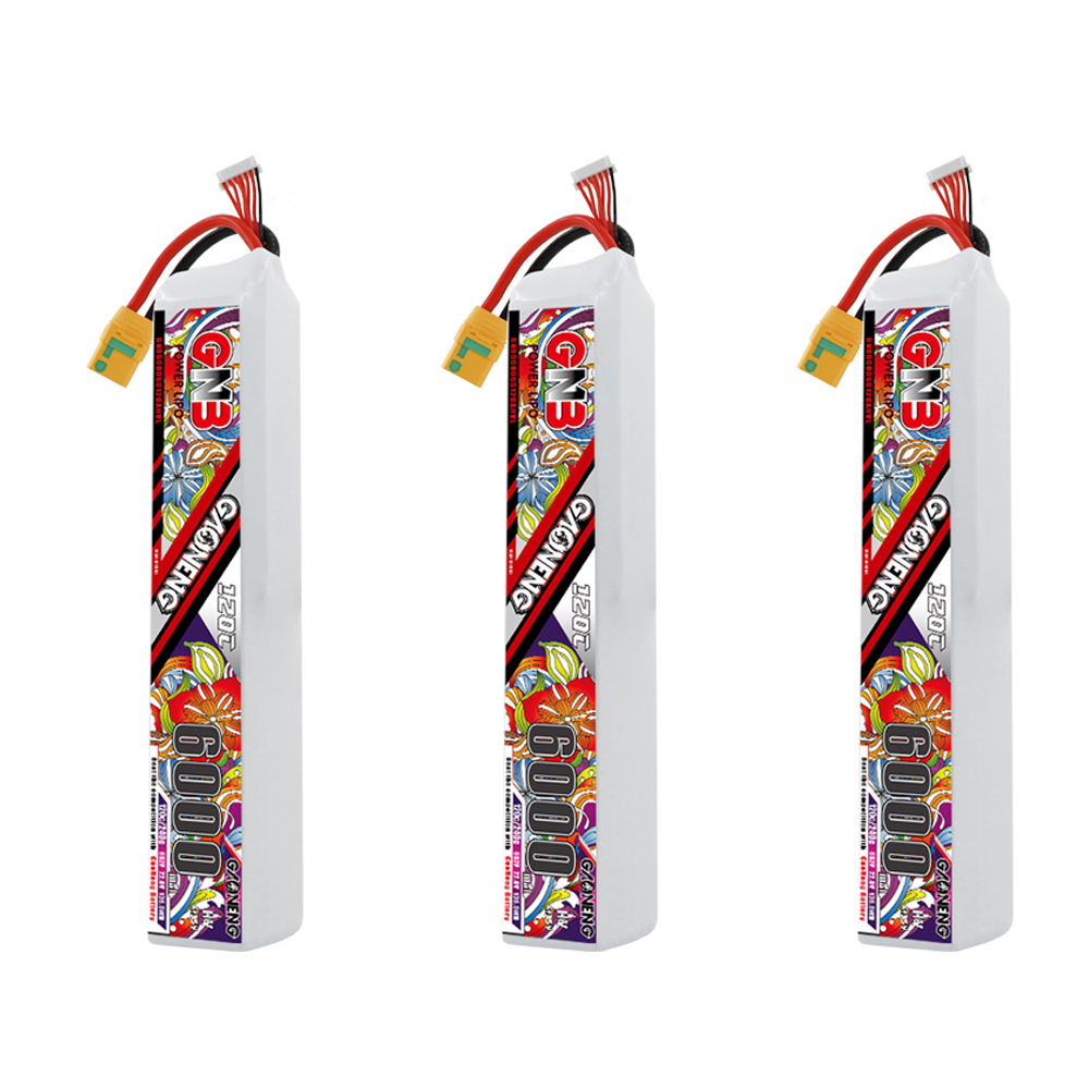 GAONENG GNB 6S 6S2P 30.4V HV 6000mAh 120C LiPo Battery XT90S